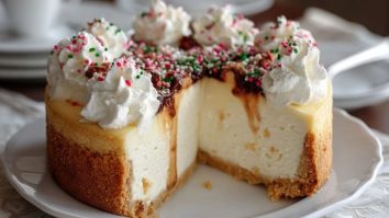 Gâteau Au Fromage Blanc Aux Sablés Sucrés
