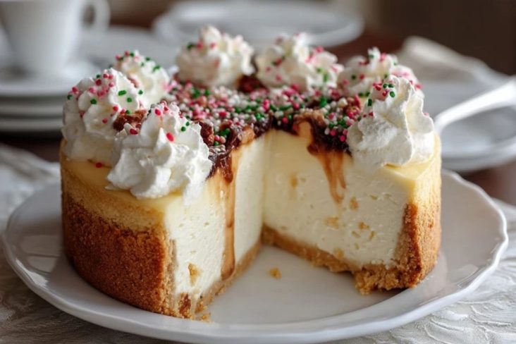 Gâteau Au Fromage Blanc Aux Sablés Sucrés