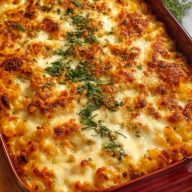 Gratin De Pâtes Au Fromage Blanc