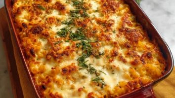 Gratin De Pâtes Au Fromage Blanc