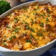 Gratin De Pommes De Terre Au Poulet Rôti