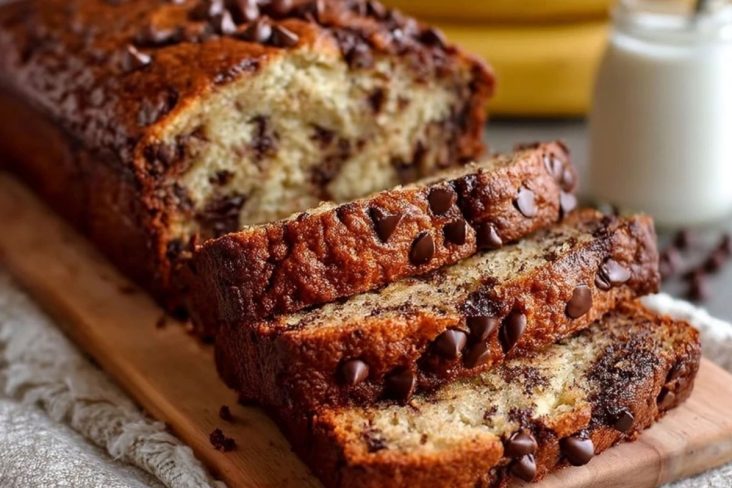 Pain Aux Bananes Chocolatées