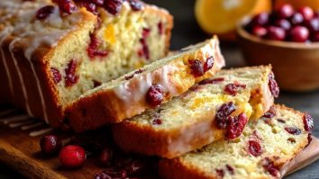 Pain Aux Oranges Et Canneberges