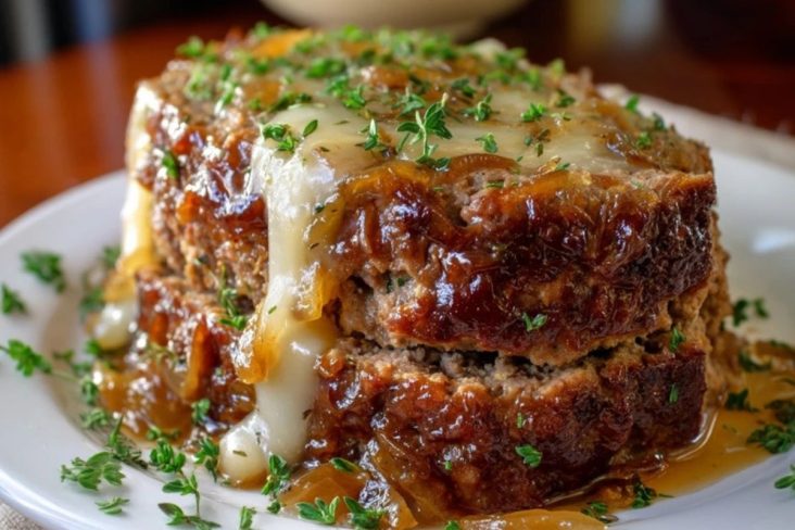 Pain De Viande Aux Oignons Français