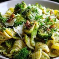 Pâtes Au Brocoli Écrasé