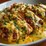 Poulet Mexicain Avec Sauce Fromagère