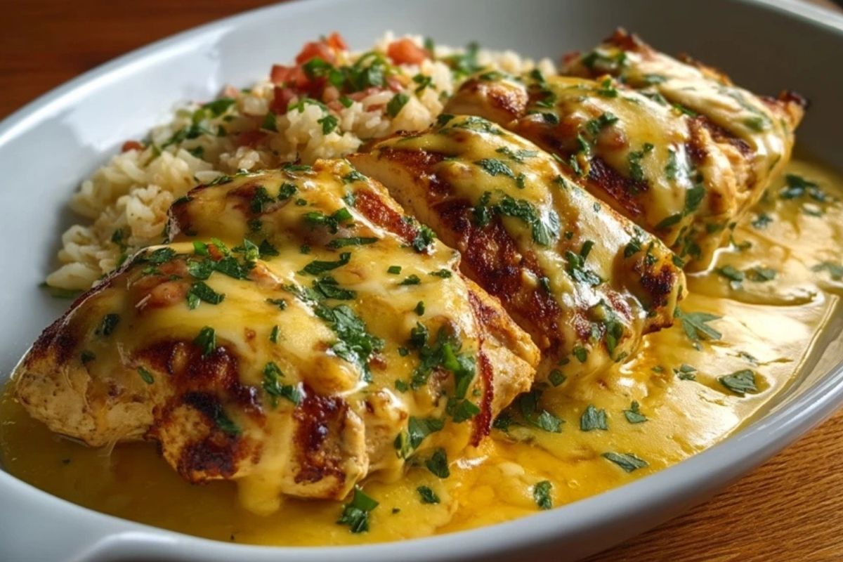 Poulet Mexicain Avec Sauce Fromagère