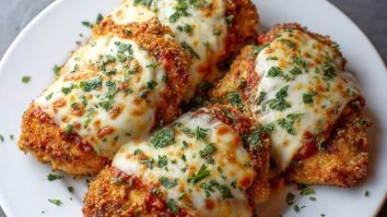 Poulet Parmesan à la Friteuse à Air