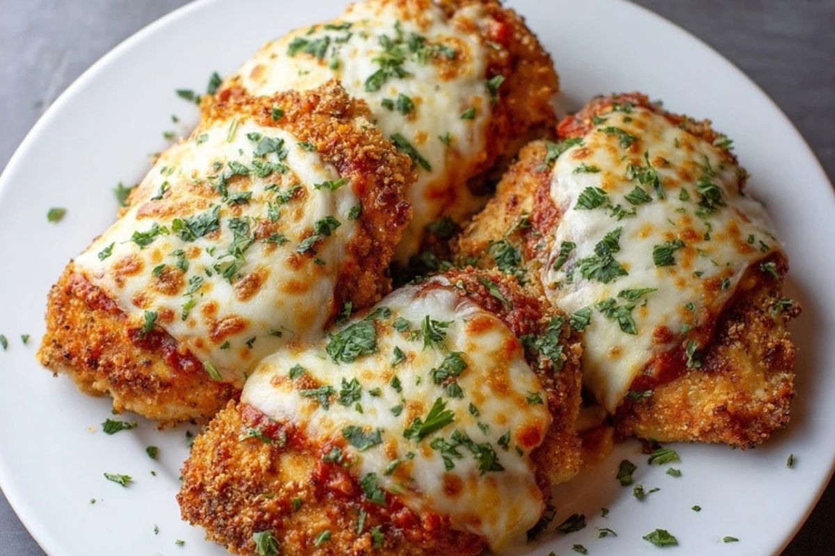 Poulet Parmesan à la Friteuse à Air