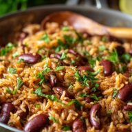 Riz Aux Haricots Rouges Et Épices Shawarma