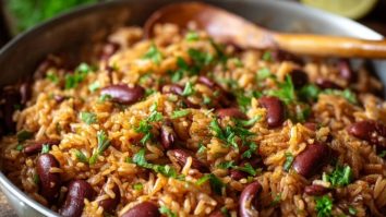 Riz Aux Haricots Rouges Et Épices Shawarma