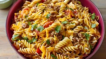 Salade De Pâtes Au Taco Fromagé