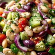 Salade Grecque de Haricots