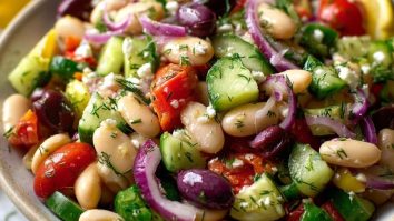 Salade Grecque de Haricots