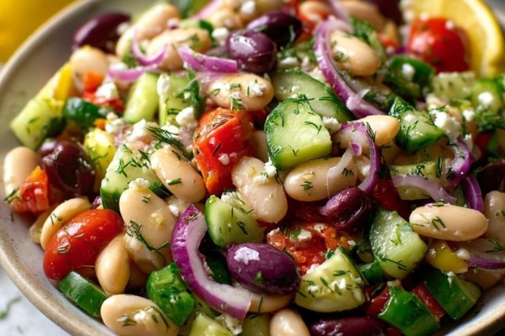 Salade Grecque de Haricots