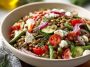 Salade Méditerranéenne de Lentilles Riches en Protéines