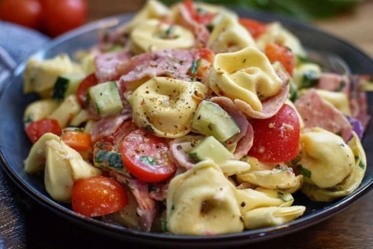 Salade de Tortellini à lItalienne