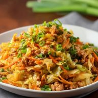 Sauté De Poulet Haché Et Chou