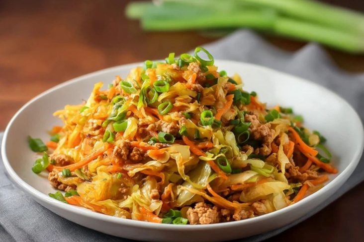 Sauté De Poulet Haché Et Chou