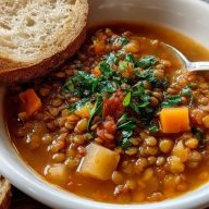 Soupe De Lentilles De Mamie