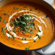 Soupe De Patate Douce Satisfaisante Sans Gluten Ni Produits Laitiers