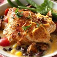 Soupe De Poulet Crémeuse À La Mijoteuse