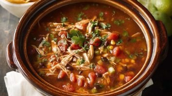 Soupe de Tortilla au Poulet à la Mijoteuse