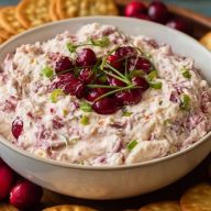 Tartinade de Fromage Crémeux aux Canneberges et Jalapeños