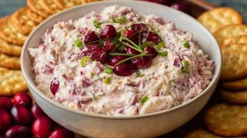 Tartinade de Fromage Crémeux aux Canneberges et Jalapeños