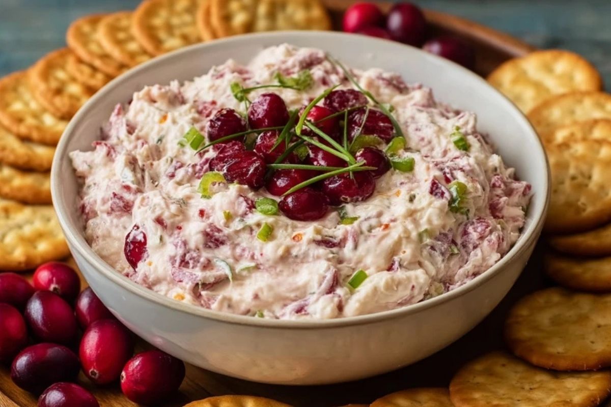 Tartinade de Fromage Crémeux aux Canneberges et Jalapeños