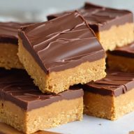 Barres De Cacahuète Sans Cuisson