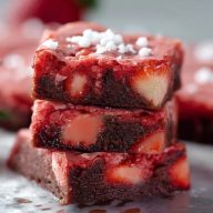 Brownies Aux Fraises