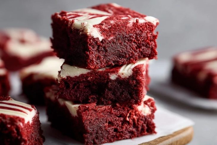 Brownies Velours Rouge Fudgy