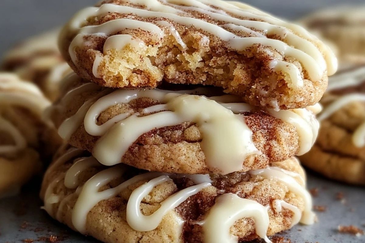 Cookies Au Fromage Frais Et À La Cannelle