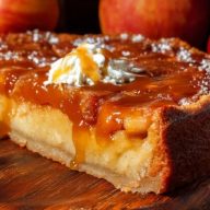 Gâteau Au Beurre Collant Aux Pommes