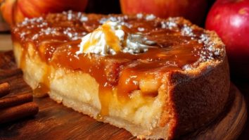 Gâteau Au Beurre Collant Aux Pommes