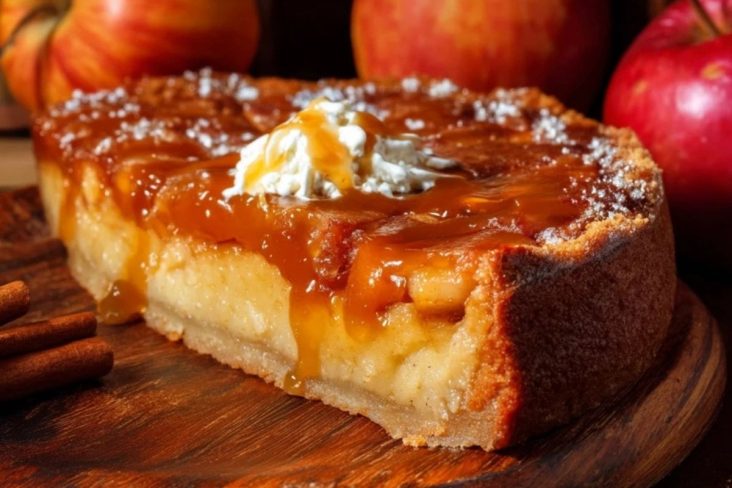 Gâteau Au Beurre Collant Aux Pommes