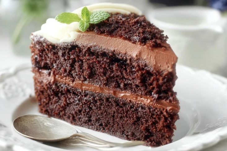 Gâteau Au Chocolat Avec De La Mayonnaise