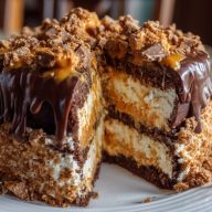 Gâteau Bombes au Beurre de Cacahuète
