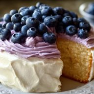 Glaçage Crémeux Aux Myrtilles