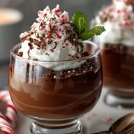 Parfaits Au Chocolat Et Menthe Poivrée