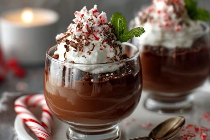 Parfaits Au Chocolat Et Menthe Poivrée