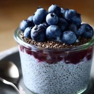 Pudding De Graines De Chia Aux Myrtilles