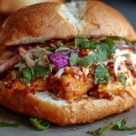 Sandwich Au Poulet Bang Bang Épicé