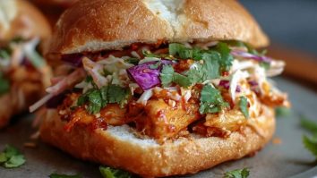 Sandwich Au Poulet Bang Bang Épicé