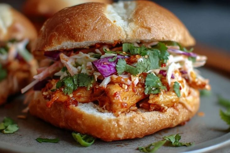 Sandwich Au Poulet Bang Bang Épicé