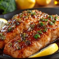 Saumon Glacé au Miel et à lAil