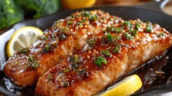 Saumon Glacé au Miel et à lAil