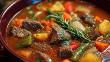 Soupe De Boeuf Aux Légumes Braisés