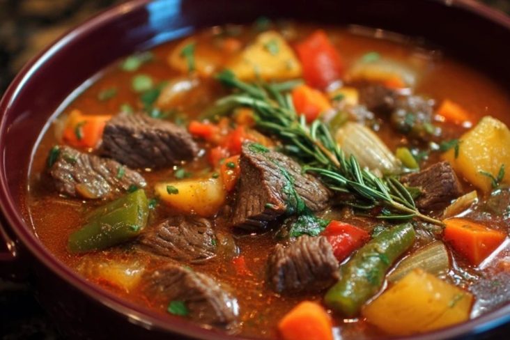 Soupe De Boeuf Aux Légumes Braisés
